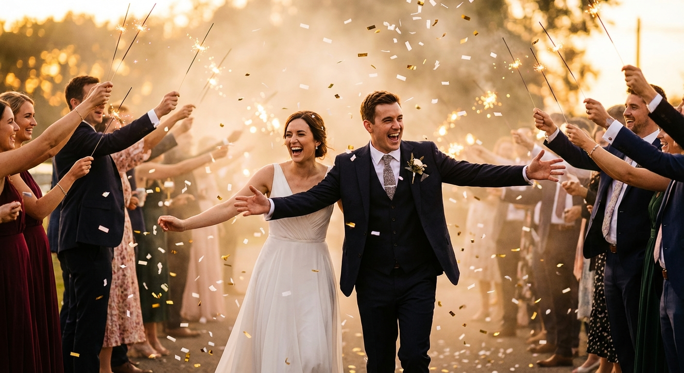 10 Insane Wedding Exit Songs You'll Obsess Over - Event Playlist Guide
