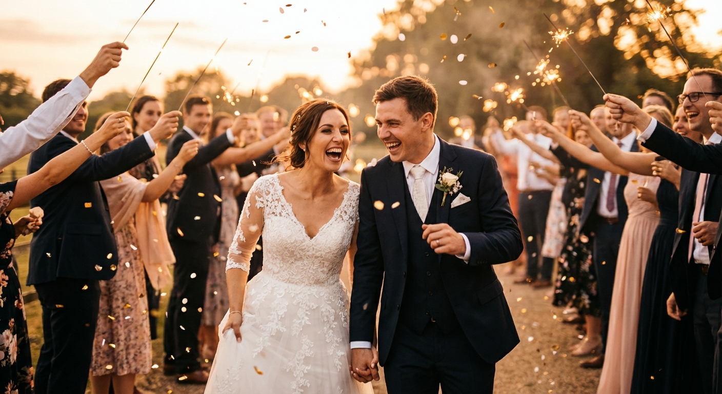 13 Insane Wedding Exit Songs You NEED in 2026 - Event Playlist Guide