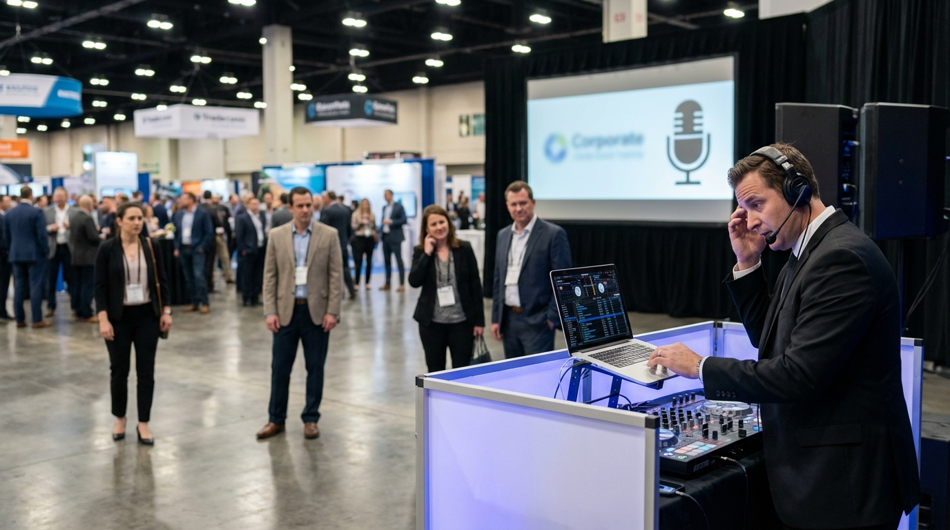 7 Surprising Trade Show Booth Music Fails! - PartyMusicPlaylist.com