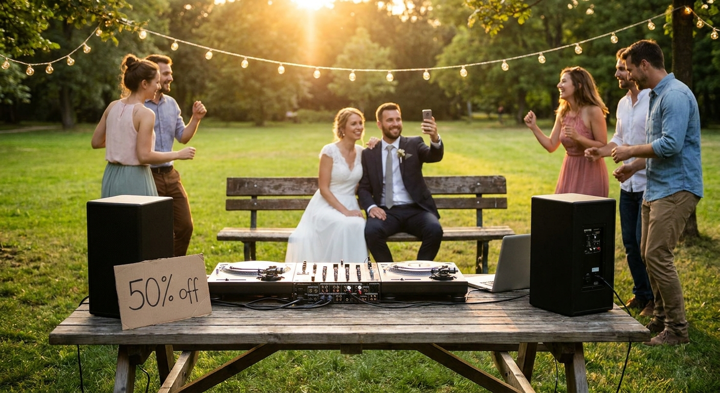 7 Surprising Ways to Cut Your Wedding Music Budget - Event Playlist Guide