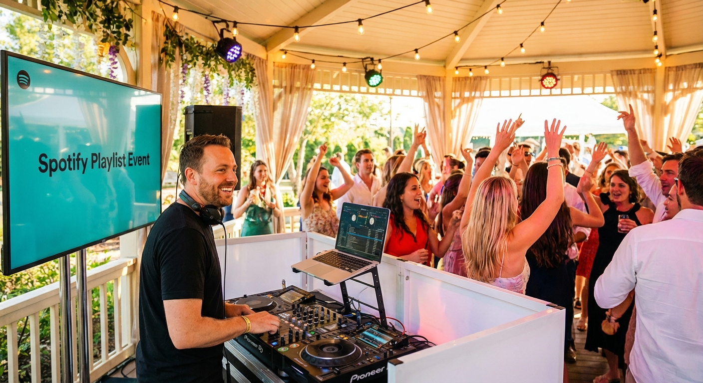 DJ vs Spotify Playlist: The Ultimate 2026 Showdown - Event Playlist Guide