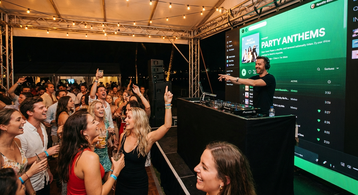 DJ vs Spotify: The ONE Surprising Reason to Ditch Playlists - Event Playlist Guide