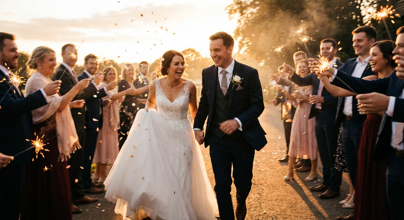 The 7 Most Surprising Wedding Exit Songs for 2026 - Event Playlist Guide