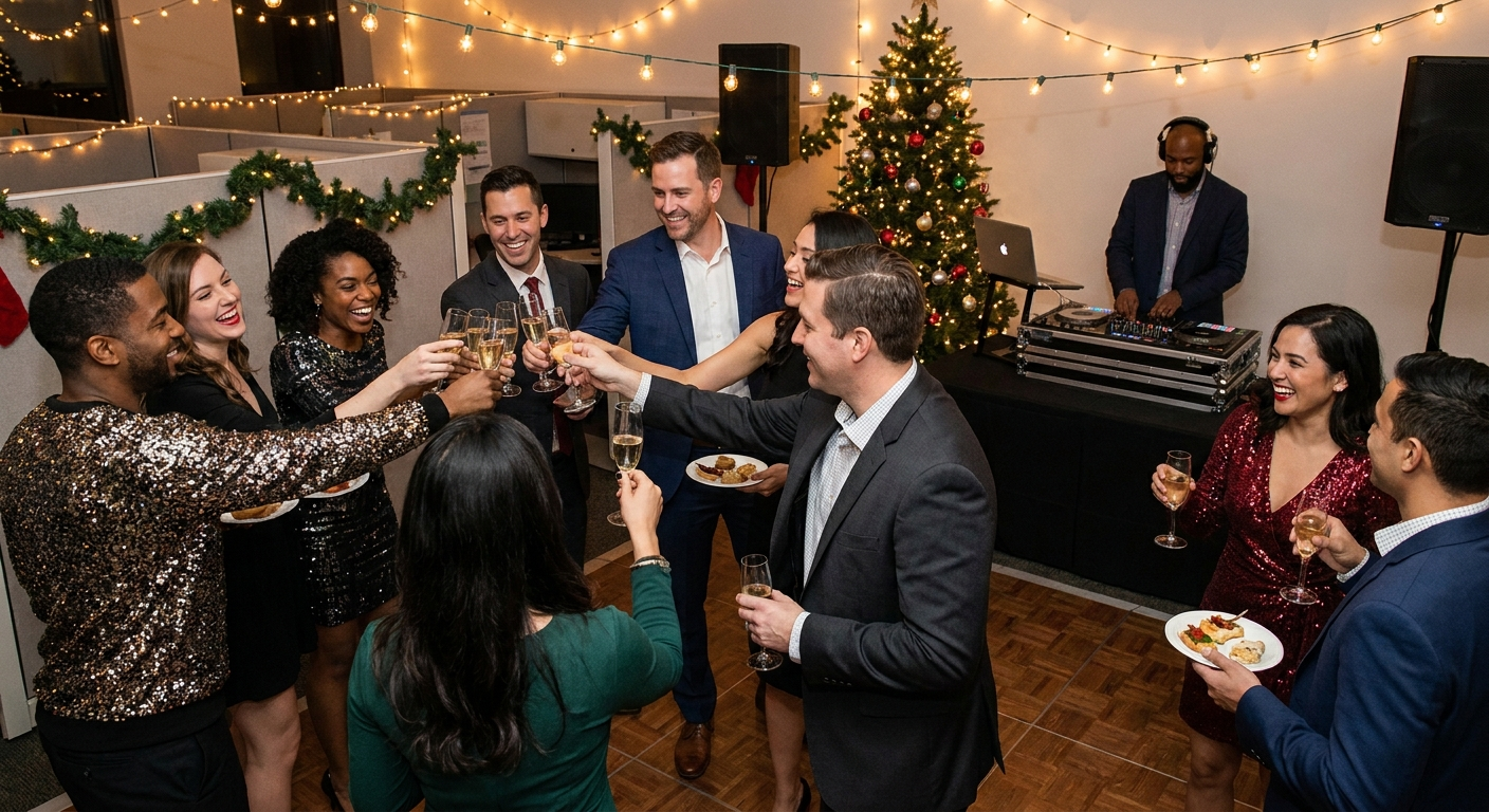 The 9 Essential Songs for Your 2026 Office Party - Event Playlist Guide