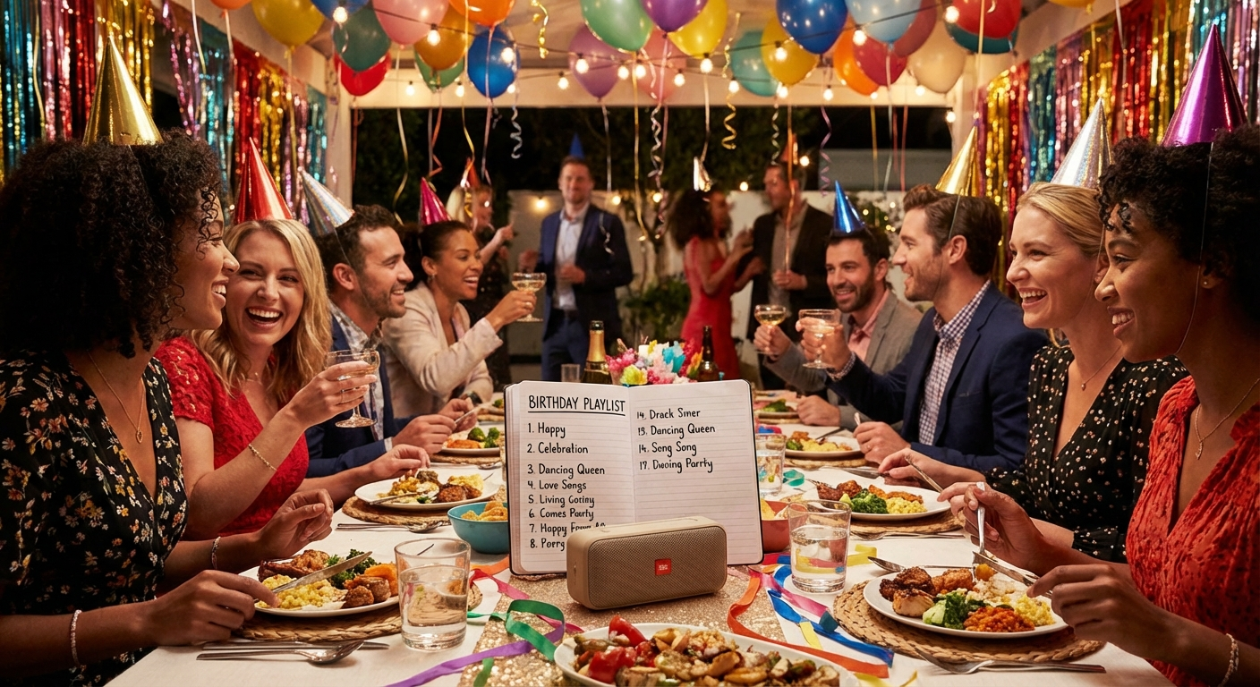 The ONE Birthday Dinner Playlist You NEED - Event Playlist Guide