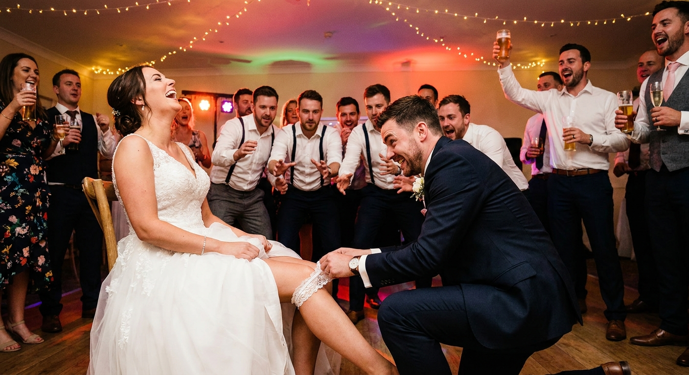 The Only 9 Essential Wedding Garter Toss Songs in 2026 - Event Playlist Guide
