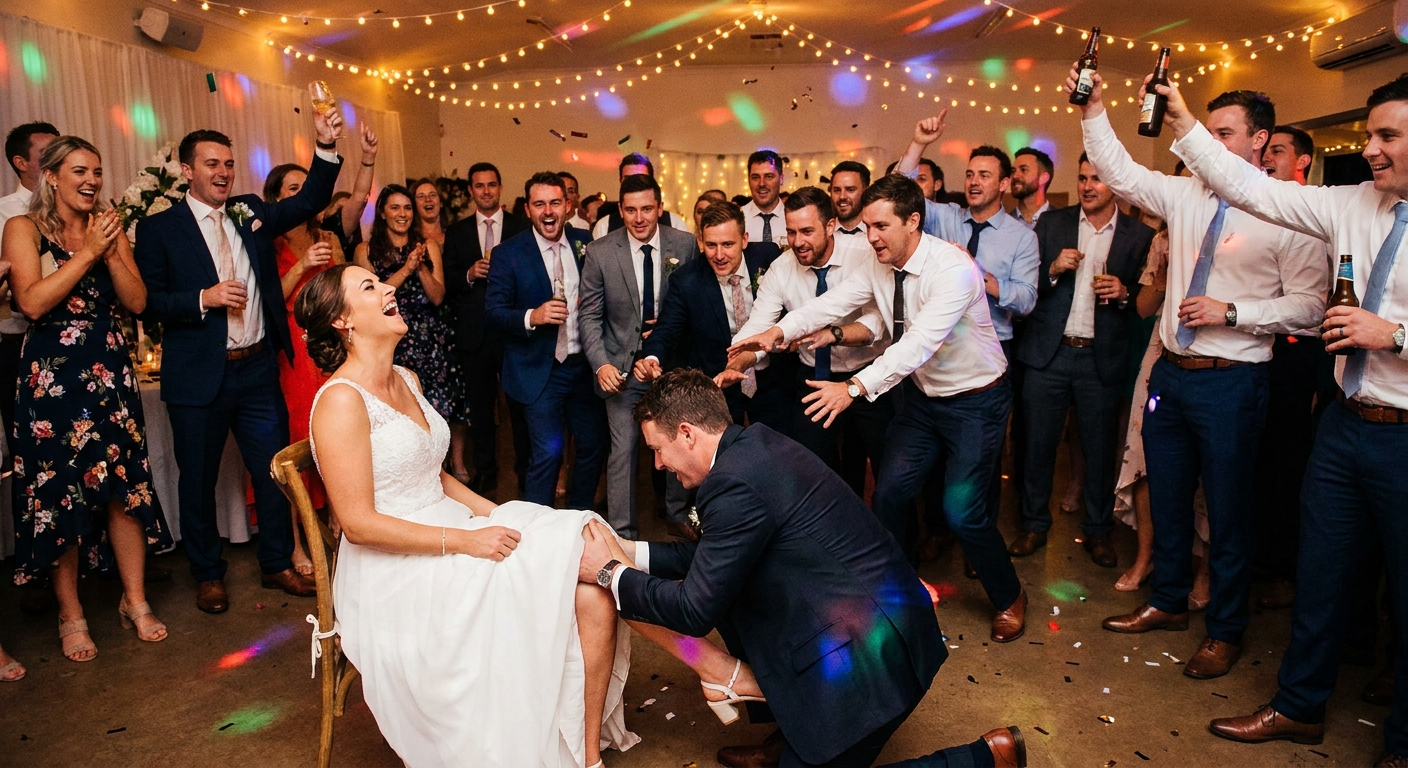 The Secret Wedding Garter Toss Songs (2026's Ultimate List) - Event Playlist Guide