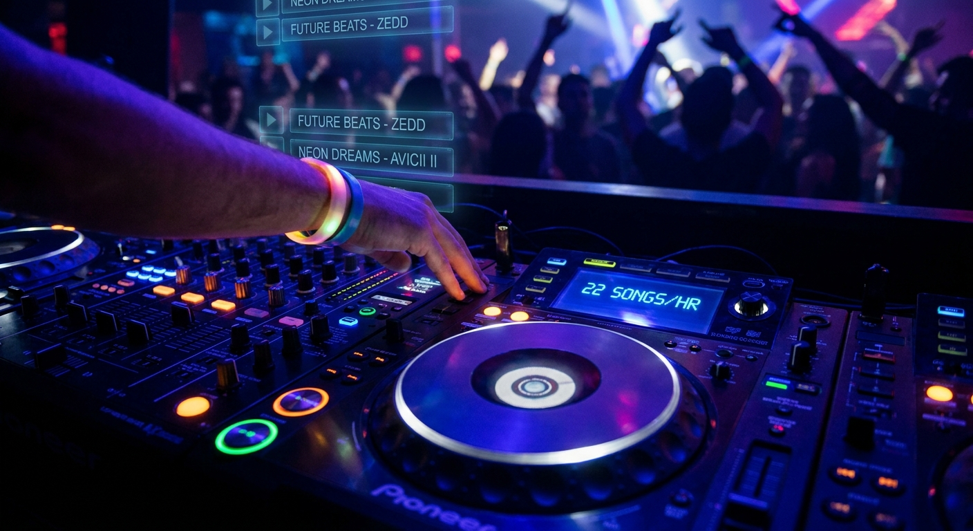 The Surprising Number of Songs Per Hour DJs Play in 2026 - Event Playlist Guide