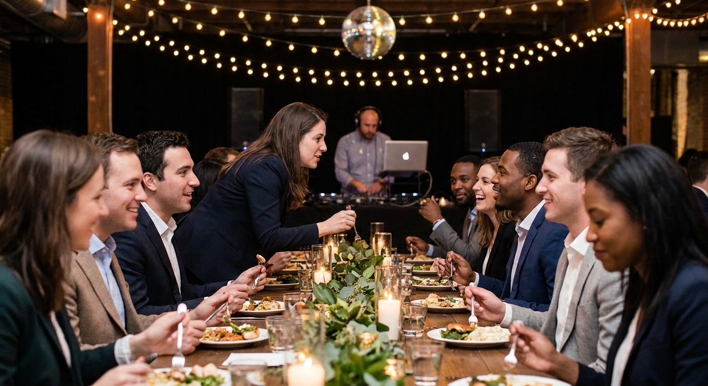 The Ultimate 9-Track Company Dinner Playlist That Kills Awkward Sil... - Event Playlist Guide